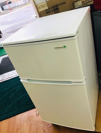 ヤマダ　ノンフロン冷凍冷蔵庫　90L　2017年製