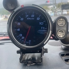 車用品　デフィタコメーター　実働外し　鹿児島