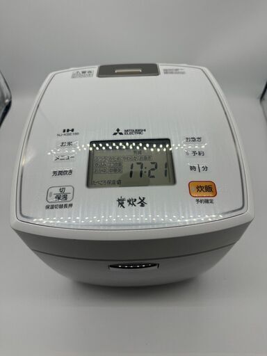 【最終値下げ　本体のみ　稼働品　美品　お買い得】　三菱IH炊飯器ジャー　NJ-KSE186-W