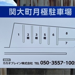 月額4,400円〜🉐高岡市関大町月極駐車場