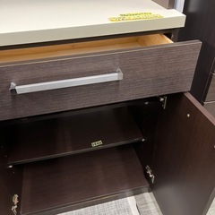 配達可【食器棚】【幅104.5cm】クリーニング済み【管理番号12808】