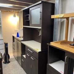 配達可【食器棚】【幅104.5cm】クリーニング済み【管理番号12808】