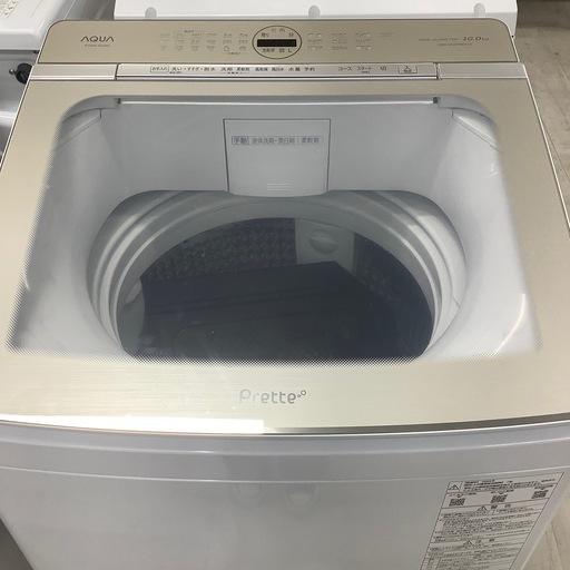 安心の1年間保証付き！AQUA全自動洗濯機2024年製10.0kg【トレファク堺福田店】