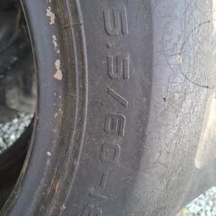15.5  60  18  ノーマルタイヤ　2本　ミニタイヤショベル　岩見沢より