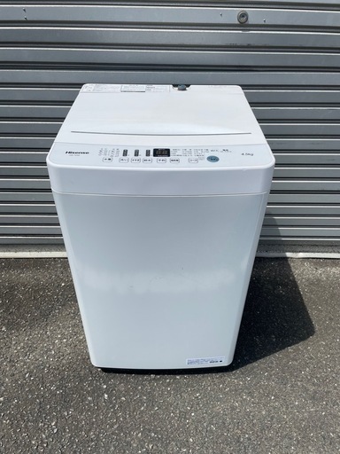 Hisense 4.5kg 2021年 全自動洗濯機