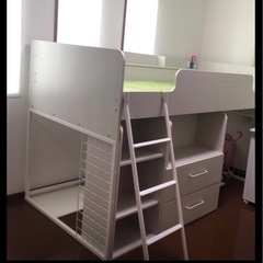 ニトリ　ロフトベッド　システム机