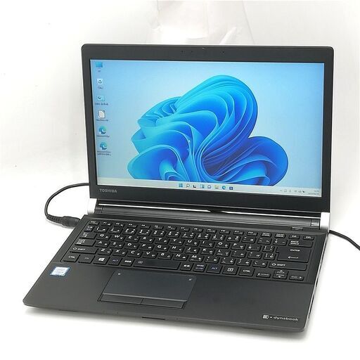 激安 中古美品 高速SSD Wi-Fi有 Windows11済 13.3型ワイド ノートパソコン 東芝 TOSHIBA R73/B 第6世代Core i5 8GB 無線 Bluetooth Office