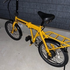 ☆ジモティ割あり☆ HUMMER 自転車 黄色 クリーニング済み SJ852