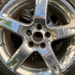 アリスト　トヨタ　純正ホイール　17インチ　アルミホイール　メッキ