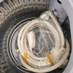 NO 421
 🌈福岡市内配送設置無料✨🌈　シャープ 全自動洗濯機 ステンレス穴なし槽 7kg ホワイト系 ES-GE7B-W