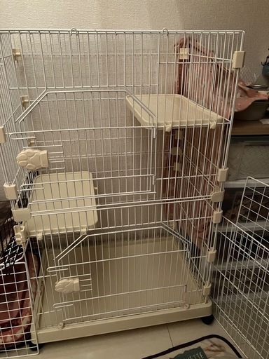 猫用・小ペット用のゲージ★中古