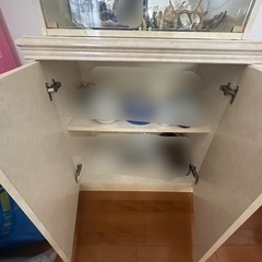 9月中旬まで！】イタリア製 家具 ガラス キャビネット 2ドアの通販はau 