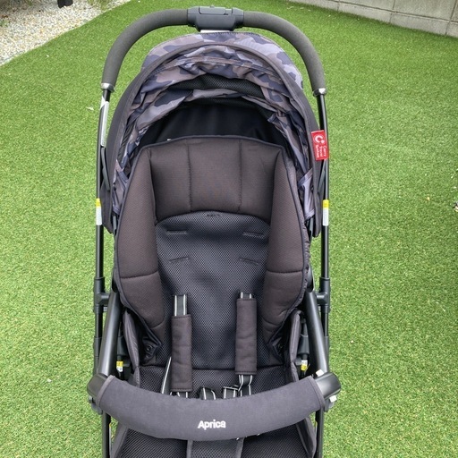 FU1774】☆CABOOSE 二人乗りベビーカー 黒 ブラック ベビー用品