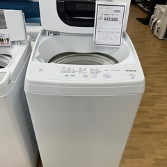 【ドリーム川西店御来店限定】日立  5.0kg洗濯機　NW-50G   2022年製 動作確認／クリーニング済み 【2002146255601778】 ドリーム川西店御来店限定】日立 5.0kg洗濯機 NW-50G 2022年製