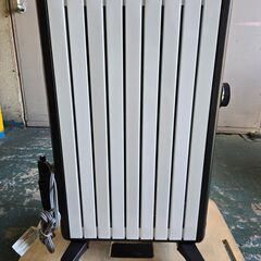 FZZA06582　デロンギ　マルチダイナミックヒーター MDHS12-BK 電気ヒーター ゼロ風暖房　ピュアホワイト×マットブラック