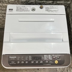 大阪送料無料★3か月保障付き★洗濯機★2018年★パナソニック★7kg★NA-F70PB12★S-306