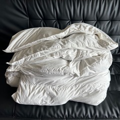 無印良品 防ダニ 羽毛掛ふとん・一層式／S シングル