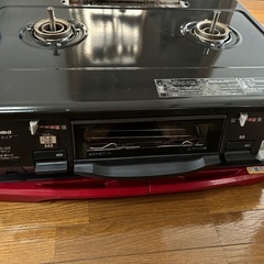 ガスコンロ　台付き　グリル付きテーブルコンロ