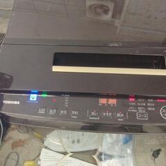 TOSHIBA 全自動洗濯機 ZABOON AW-10SD8(T) 黒 10 kg 119 L 通電確認