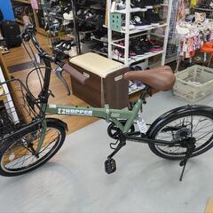 J584★比較的ｷﾚｲ★折り畳み自転車★FX HOPPER★6段★LEDダイナモ★20インチ J584☆比較的ｷﾚｲ☆折り畳み自転車☆FX HOPPER☆6段☆LED