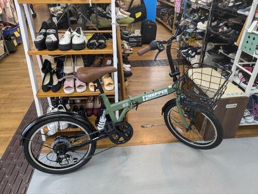 J584★比較的ｷﾚｲ★折り畳み自転車★FX HOPPER★6段★LEDダイナモ★20インチ J584☆比較的ｷﾚｲ☆折り畳み自転車☆FX HOPPER☆6段☆LED