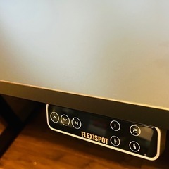 flexispot デスクとLG モニター2点セット