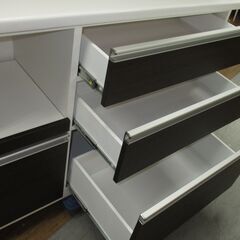 R097 松田家具 キッチンボード、食器棚、幅117cm Used・キレイ