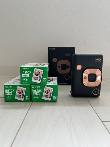 instax mini  LiPlay  チェキ本体　フィルム付