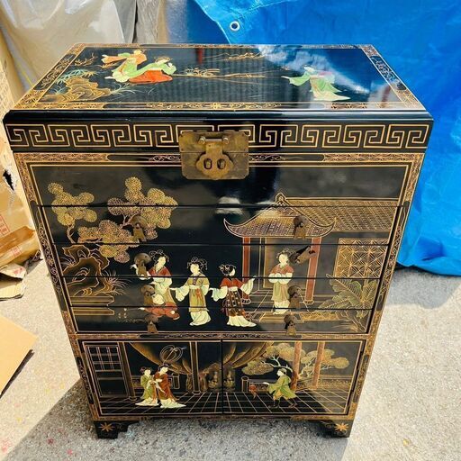 【‼︎✨珍品レア物✨‼︎】中国箪笥キャビネットアンティーク品