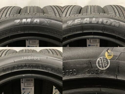 新品】札幌発 引取可 2024年製 ZMAX ZEALION 215/50ZR17 95W 17インチ 