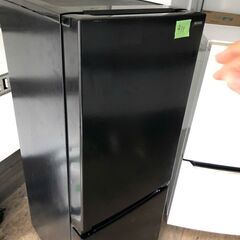 NO 411 🌈北九州市内配送設置無料✨🌈　2023年　REFAGE YRZ-F15LK 2ドア冷蔵庫 156L 右開き ブラック