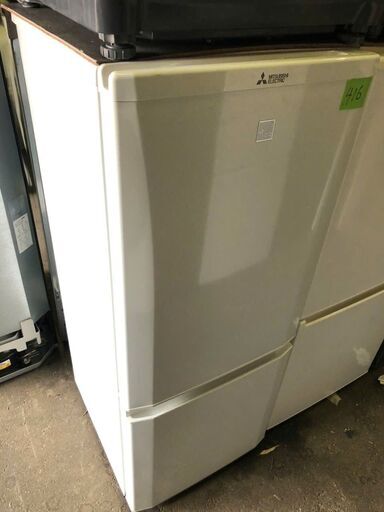 NO 416 ?北九州市内配送設置無料✨? 三菱 【右開き】146L 2ドア 