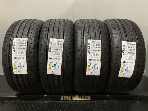 新品】札幌発 引取可 2024年製 ZMAX ZEALION 245/40ZR19 98W 19インチ 夏
