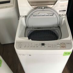 NO 428 ?北九州市内配送設置無料✨? シャープ タテ型洗濯乾燥