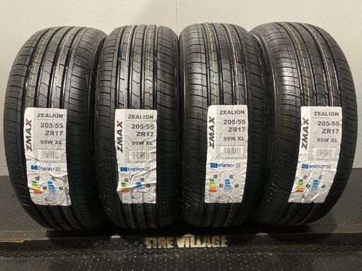 新品】札幌発 引取可 2024年製 ZMAX ZEALION 205/55ZR17 95W 17インチ 