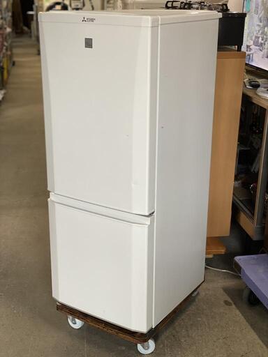 ☆サービス品!!☆ 三菱 2ドア冷蔵庫 MR-P15EC-KW 2018年 146L 家電 キッチン家電 冷蔵庫