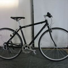 Ｄ732★17800円★整備済み スポーツ中古自転車 asahi　ウイークエンドバイク【クロスバイク　黒　47ｃｍ】