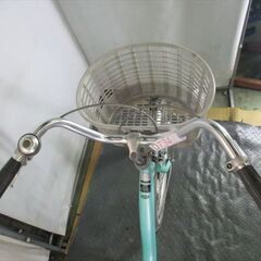 Ｄ734　★　16800円★　中古自転車 マルイシ　ティータイム【22インチ　グリーン　アルミフレーム　 】