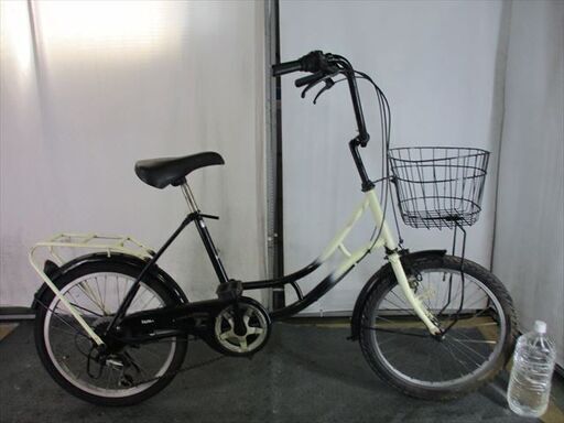 Ｄ736★10000円★　ミニベロ中古自転車 【20インチ　黒 】