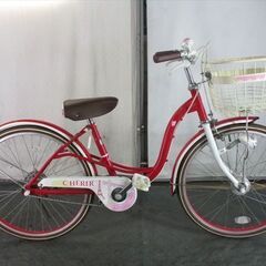 D852 ☆12800円☆整備済み 中古子供自転車 【24インチ 白】