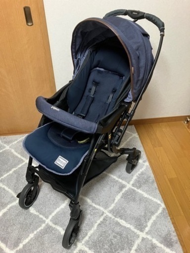 美品　ベビーカー　ピジョンランフィ　basis クラシックデニム