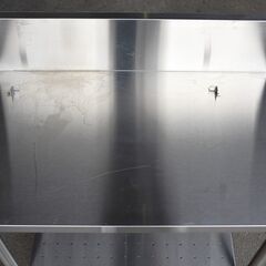 ≪zyt1595ジ≫ ステンレス製 バックガード付き作業台 コンロ台/ガス台 W845mm D540mm 現状品 幅85/店舗/厨房/ガレージ/DIY 60714-12-ドゥーズィエムクラス  Sofia イージーパンツ