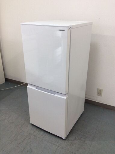 (9/14受渡済)JT9397【SHARP/シャープ 2ドア冷蔵庫】美品 2021年製 SJ-D15G-W 家電 キッチン 冷蔵冷凍庫 右開き 152L