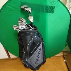 キャディーバッグとアイアンセット