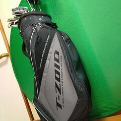 キャディーバッグとアイアンセット