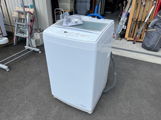 高年式 ニトリ 全自動洗濯機 9Kg NTR60 内部ステンレス層清掃済 まとめ洗い ガラストップ ニトリ 稼働OK！ 中古美品 ③