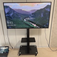 SOLD OUT】テレビスタンド付き 50インチテレビ ハイセンス 50V型 4K 