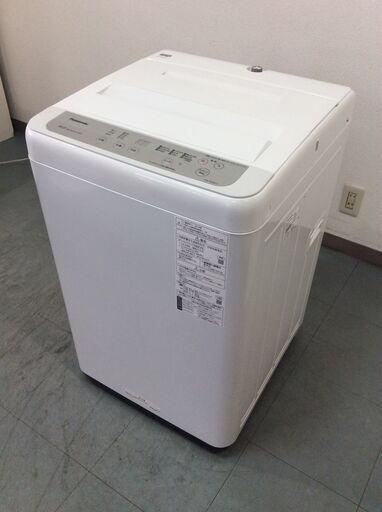 JT9398【Panasonic/パナソニック 6.0㎏洗濯機】2019年製 NA-F60B13 家電 洗濯 簡易乾燥付