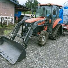 クボタKL285 パワクロ トラクター キャタピラー、歯車新品交換済み