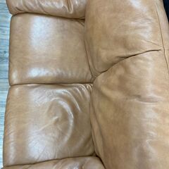 NATUZZI｜キャメル｜2人掛けソファーのご紹介です